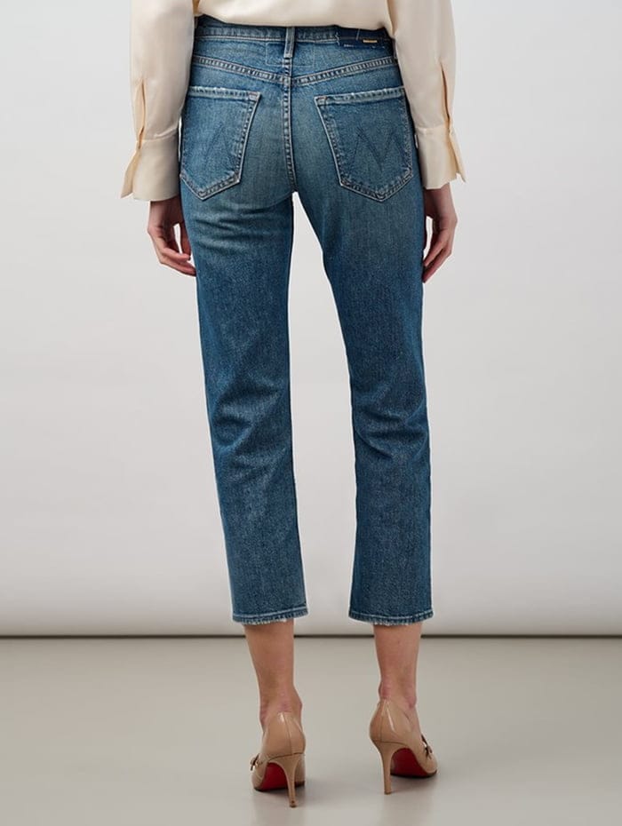 Cropped jeans with heels clearance